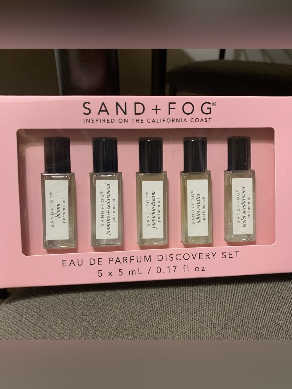 Sand + Fog Eau De Parfum Discovery Set 5 x 5m Perfume Oils